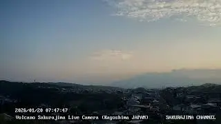 【絶景LIVE】桜島ライブカメラ（噴火・空雲・朝焼け・星空）Sakurajima Volcano Live Camera