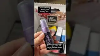 Latest in beauty x Sarah jossel edit! Beauty box! #shorts