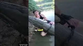 100 million years purani monster fish! Gar Alligator machli ka raaz 😱🐊🐟 #shorts #rarefishfacts
