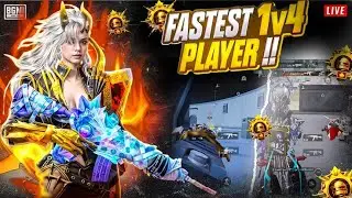FASTEST 1v4 PLAYER !! #bgmi #bgmilive #gta6