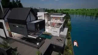 ST.  FRANCIS BAY RESIDENTIAL HOUSE - complete exterior walkthrough