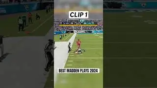 Top Madden clips of 2024 🔥 | Madden 25 #madden25 #shorts #nfl