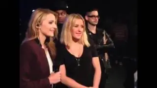 Ellie Goulding & Isabel Ment in backstage