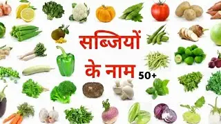50 सब्जियों के नाम | सब्जियों की पूरी लिस्ट | Vegetables Name in Hindi | Sabjiyon ke Naam