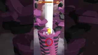 Stack Ball 🔨  #stackball #rabbitrushz #rabbitrushgameplays #rabbitrushgames #shorts
