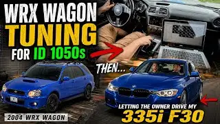 Tuning WRX Wagon with ID1050&rsquo;s and VF48 + Letting Subaru owner drive my BMW!