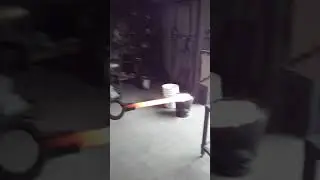 Heat test forging M16 barrel