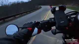 Evening ride to NC Mountains