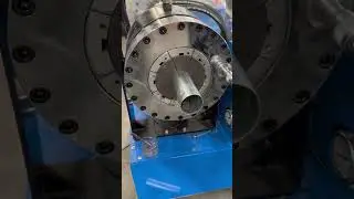 Thin-walled round tube necking #Tunnel necking machine Dongsheng Manufacturing