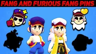 Fang and Furious Fang Pins Brawl Stars || New Brawler Fang pins ( concept)
