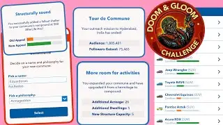 HOW TO COMPLETE THE DOOM AND GLOOM CHALLENGE | start an Armageddon cult in florida | Bitlife