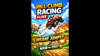 Hill Climb Racing Gameplay LIVE 🚙 | Extreme Hills & Stunts