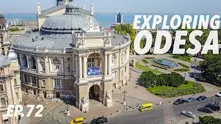 BACK HOME IN UKRAINE! 🇺🇦 Exploring Odessa (drone footage)