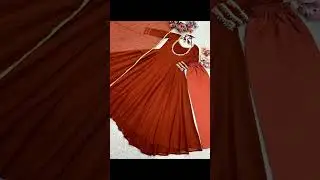 umbrella frock with gotta Patti  lace AMS boutique @aheed ahmad