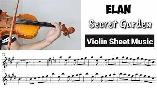[Free Sheet] Elan - Secret Garden [Violin Cover With Sheet Music]