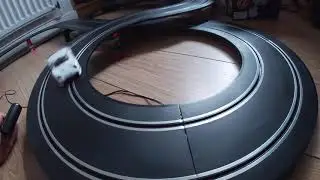 PORSCHE GT SLOT CAR INSANELY DRIFTING