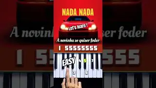 'Nada Nada' - Jmilton & MC JHEY  Piano tutorial with lyrics #piano #funk #tutorial