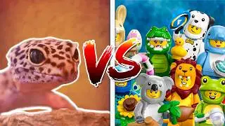 gecko vs LEGO CMF Series 28