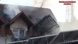 05.07.2015: Gro&szlig;brand in Ilbesheim mit O-Ton B&uuml;rgermeister