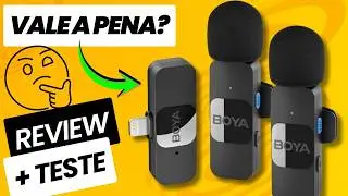 ⚠️TESTEI o Microfone BOYA BY V2 . Microfone sem fio BOYA BY V2 &eacute; bom? VALE A PENA comprar?