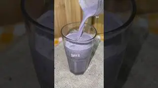 High Protein Blueberries Smoothie 🫐🥛#protein #fyp #smoothie #food #healthyfood #breakfast #viral