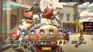 [Rank: 4500 SR] CompLexity Harbleu | Roadhog, Zarya | Hollywood Pro Gameplay