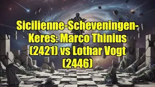 Sicilienne-Scheveningen-Keres: Marco Thinius (2421) vs Lothar Vogt (2446)