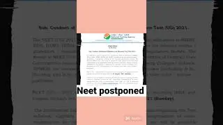 #Neet postponed latest update #7may to #__may