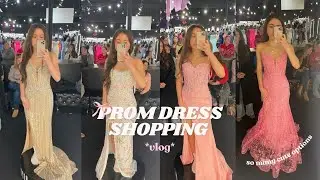 prom dress shopping!! *vlog* 🛍️📸😊💐