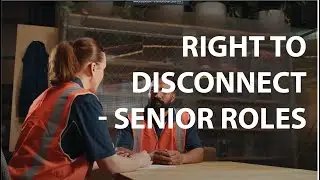 Right to disconnect &ndash; senior roles