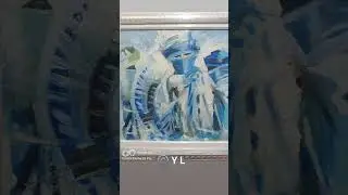 Blue man Touareg of Algeria 🇩🇿 Oil painting #touareg #sifar #tassili #djanet