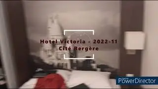 Hotel Victoria, Paris, Cite Bergere, 2022-11 #paris #hotel #travel
