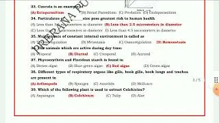K-CET 2022 Biology version code B-1 key answers || #arcreation #kcet #karnataka