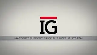 IG Masonry Support Brick on Soffit System Site Installation