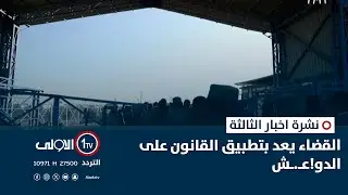 القضاء يعد بتطبيق القانون على الدو!عـ.ـش | نشرة اخبار الثالثة
