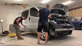 Trafic Vivaro Primaster Van repainting Van Convert Part7 AUTO SPECIALISTS *ULTIMATE* CAR BODY REPAIR