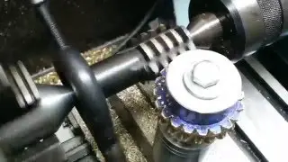 Hobbing Brass Worm Gear With DIY Gear Hob