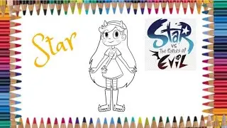 Star (Star vs. the Forces of Evil) Coloring Page