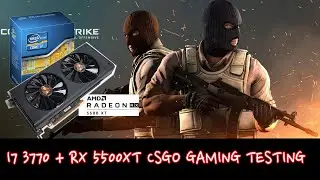 Intel I7 3770 + RX 5500 XT XFX  Thicc II Pro 8GB GDDR6+ 16GB DDR3 1600 FPS Testing with FULL HD1080P