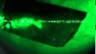 1 Particle splits into 2 - Laser Trapping in Air