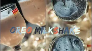 Simple oreo milkshake recipe 🤤