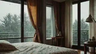 Rain sounds and piano for sleeping - Peaceful Piano Music #18