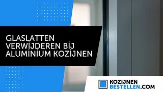 Aluminium kozijn glaslat verwijderen? Zo doe je dat veilig en zonder schade