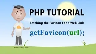 PHP Tutorial - Get Favicon From a Web Site Link Access External Files