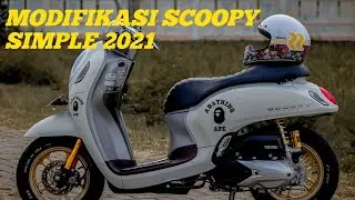 KUMPULAN MODIFIKASI SCOOPY SIMPEL | TERBARU 2021