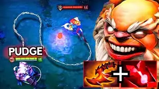 Overwhelming Blink + Bloodstone Builds Pudge 11K MMR 21Kills Safelane Hard Carry🔥