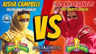 Aisha Campbell Vs Rocky Desantos | Power Rangers Legacy Wars