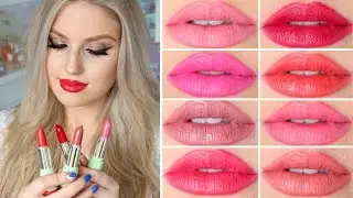 Lip Swatches & Review ♡ Pixi by Petra Mattelustre Lipstick
