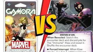Marvel Champions Gamora (out of the Box) vs. Klaw (Deck-Test) Lets Play/Game Play (DEUTSCH)