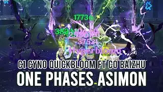 Baizhu elevates Cyno Quickbloom to the next level! - 1-Phase ASIMON! | Genshin Impact